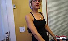 Raelyn's yoga flexibility shines in deepthroat blowjob and brutal pounding session