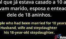 Damn, naughty husband pounds his own stepdaughter's ass!