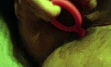 chubby anal slut orgasms solo with buttplug dildo and vibrator