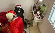 Christmas Night Latina Beauty Takes Huge Cock Outdoors