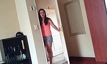 daddy's quick morning cock suck and pussy fuck before work rush