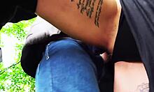 rough doggystyle with blonde german milf neighbors outdoors bareback
