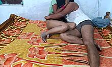 desi hot wife moans in passionate homemade bedroom creampie with husband