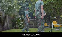 freeuse teens dani blu callie black drilled anytime by instructor in boot camp 😈💦🔥