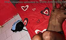 sexy skinny african babe flashes see-through body for bbc pounding!