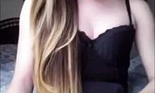 gorgeous ts like me jacks off hard and cums quick!!
