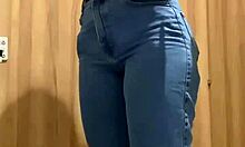 Exposed Public Toilet Pissing with Door Wide Open
