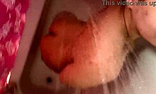 Hairy Pussy and Armpit Tease from Nasty Cheerleader in Shower