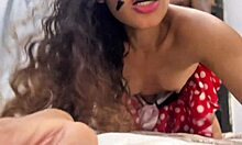 minnie mouse petite babe eats cock pussy fucked hard on halloween