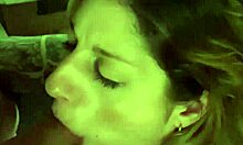 Sexy Milf Deepthroats Husband's Huge Cock Swallowing Every Cum Drop