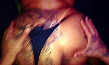 big black cock ravages curvy latina's fat ass and huge tits in outdoor garden fuck