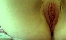Ever wonder how long my skinny girlfriend teases her tight pussy on camera?