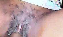 Sexyrita milf couple homemade fun with bbc pounding her tight wet pussy behind scenes