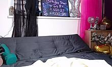i'm siswet19 the slippery anal whore screaming on monster dildo in tight ass!