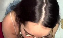 debora mendes gives sloppy pov deepthroat to wellington ribeiro with ass reflection and facial finish