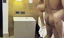 Hotwife seduces neighbor's huge cock at gym cuckold watches her soak and fuck!