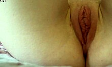Ever wonder how long my skinny girlfriend teases her tight pussy on camera?