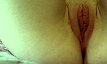 Ever wonder how long my skinny girlfriend teases her tight pussy on camera?