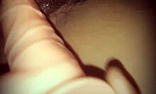 Busty chubby mommy craves her fat hairy pussy stuffed deep with a massive vibrating dildo