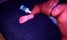 big black cock ravages curvy latina's fat ass and huge tits in outdoor garden fuck