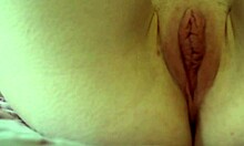 Ever wonder how long my skinny girlfriend teases her tight pussy on camera?