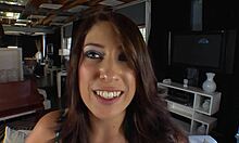 Beautiful Brunette Enthusiastically Rides Cock Doggystyle Missionary Cumshot