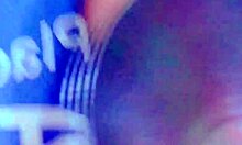 Watch this hairy femboy tease his limp penis then drink his own warm piss
