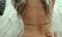 Maya's intense hotel lingerie doggystyle pounding blonde babe riding hard