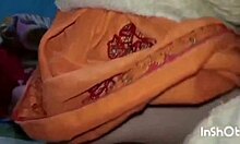 closeup of indian wife screaming in doggy as husband fucks her hard at home