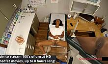 Ebony Student Nikki Stars Gyno Exam Spy Cam Shock!