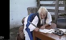 master rams his cock doggystyle into german peasant girl's tight pussy!