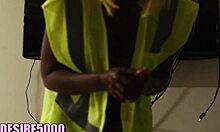 Agressive Ebony MILF JOI Spits Dripping Wet Pussy Office Ass Shake Worship