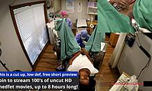 Ebony Student Nikki Stars Gyno Exam Spy Cam Shock!