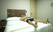 Caught Stepbro Jerking Off! Teach Him Real Pussy Ride