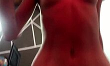 Skinny Blonde Ebony Cum Mouth Full No Care Lingerie Cage Domination!