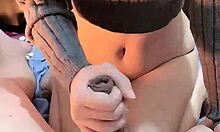 Pov close-up: sexy skinny asian roommate cums fast from quickie hand massage in dorm bath