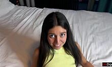 hey neighbor teach this skinny 18yo how to fuck pov doggystyle cum on ass