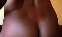 Big Black Ass BBW Jerks Monster Cock with Anal Toy Bent Over Doggystyle Till Huge Cumshot