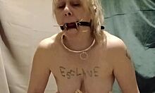 esclave how's that masturbation feel with nipple clamps and toys chained up?? 😈🔗