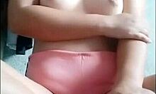 tiny filipina unleashes perky tits pussy tease masturbation orgasm on cam