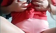 tiny filipina unleashes perky tits pussy tease masturbation orgasm on cam