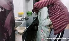 Hot Indian Bhabhi Begs Devar for Rough Kitchen Doggystyle Creampie Cum in Mouth!