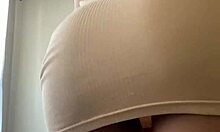 horny petite latina babe masturbates juicy pussy on video call with boyfriend!