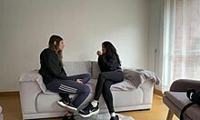 Wanna Pay Rent With Hot Lesbian Tribbing And Scissoring?