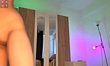 cute blonde teen dances naked then squirts hard from fingering orgasm