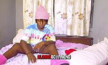 boyfriend rams big booty step-sister bent over during assignment help doggystyle