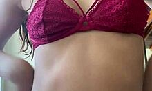 horny petite latina babe masturbates juicy pussy on video call with boyfriend!