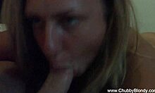 chubby italian bbw housewife milf gives blowjob facial to lover