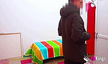 Amaya Castro seduces her landlord begging forgive me for that naughty 18+ hole she made.