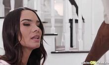 small tits gf deepthroats bbc saliva face fucking first anal interracial hairy beaver
